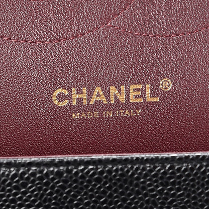 Chanel Caviar Quilted Jumbo Double Flap Black 6 of 8