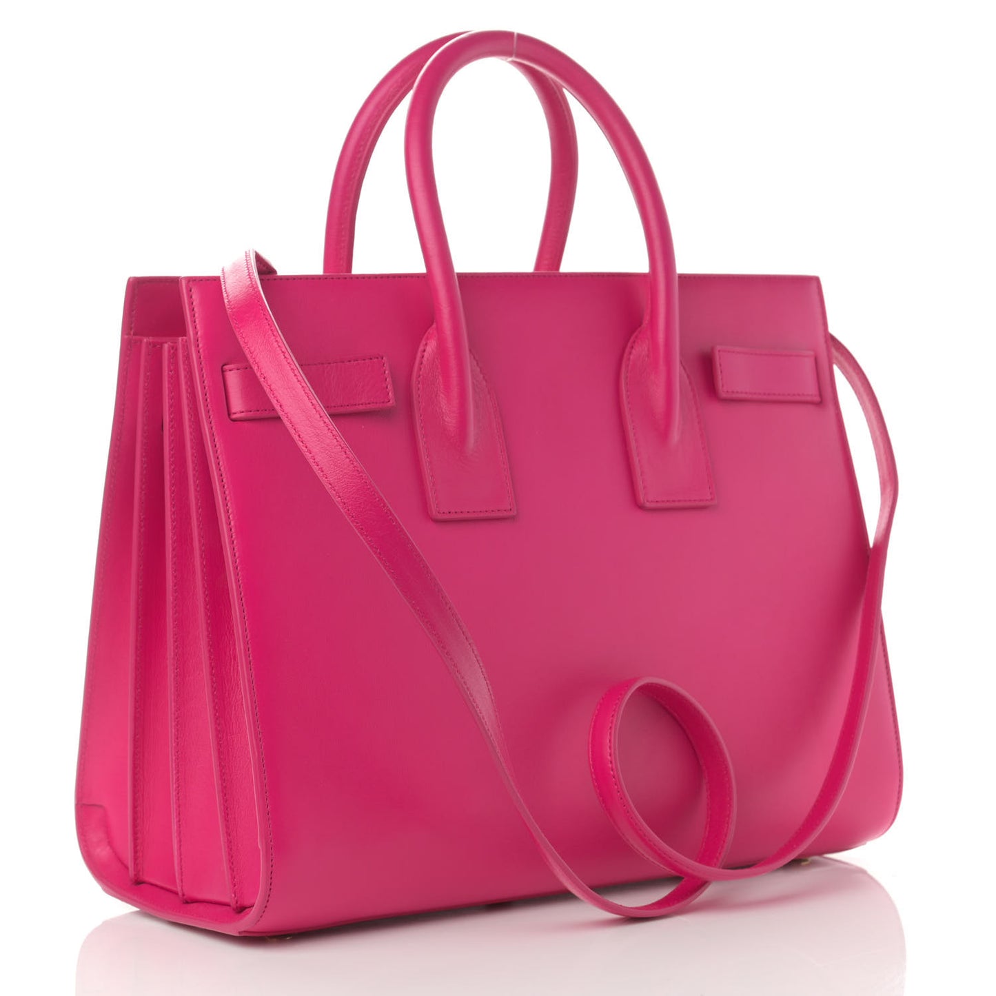 Calfskin Small Sac De Jour Lipstick Fuchsia