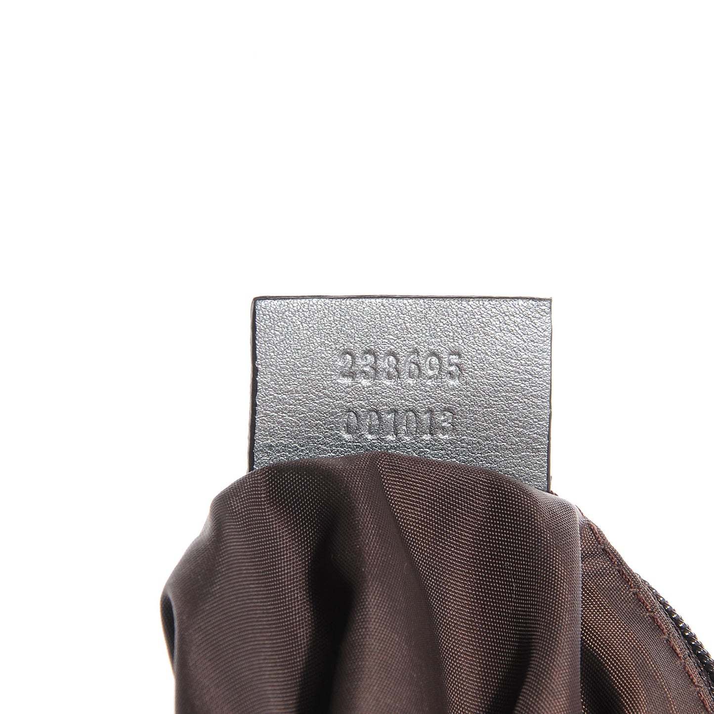 Guccissima Large Tote Silver