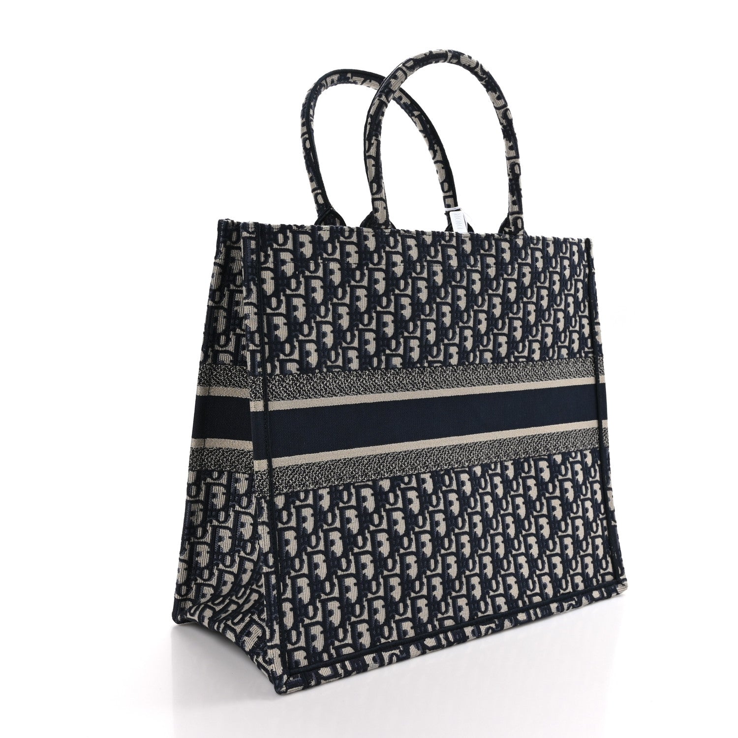 Christian Dior CHRISTIAN DIOR Oblique Large Book Tote Blue Multicolor 3 of 11