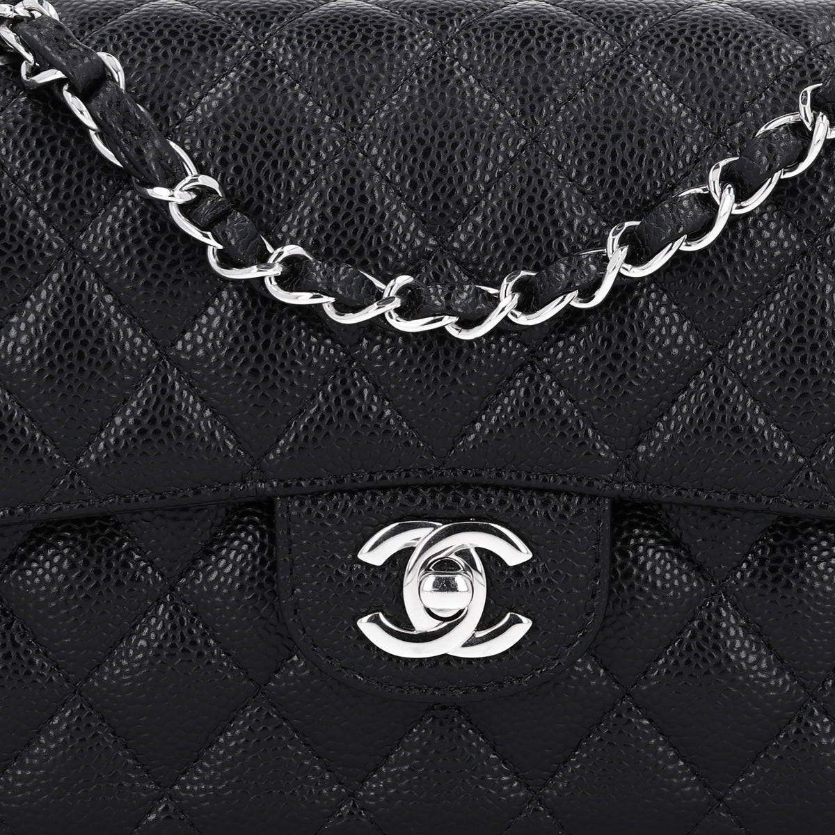 Chanel Caviar Quilted Small Double Flap Black 8 of 10