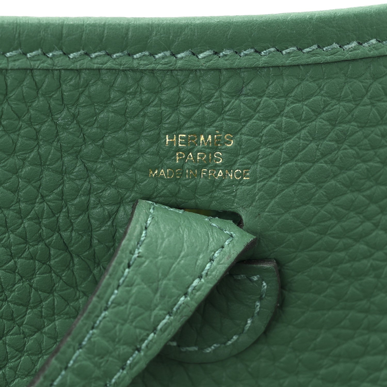 Hermes Taurillon Clemence Evelyne TPM Vert Vertigo 6 of 11