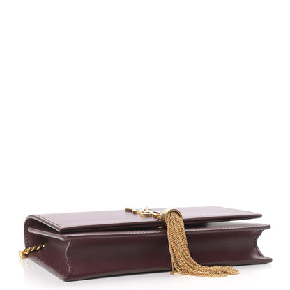 Saint Laurent Smooth Calfskin Classic Monogram Kate Tassel Chain Wallet Palissandre 4 of 8