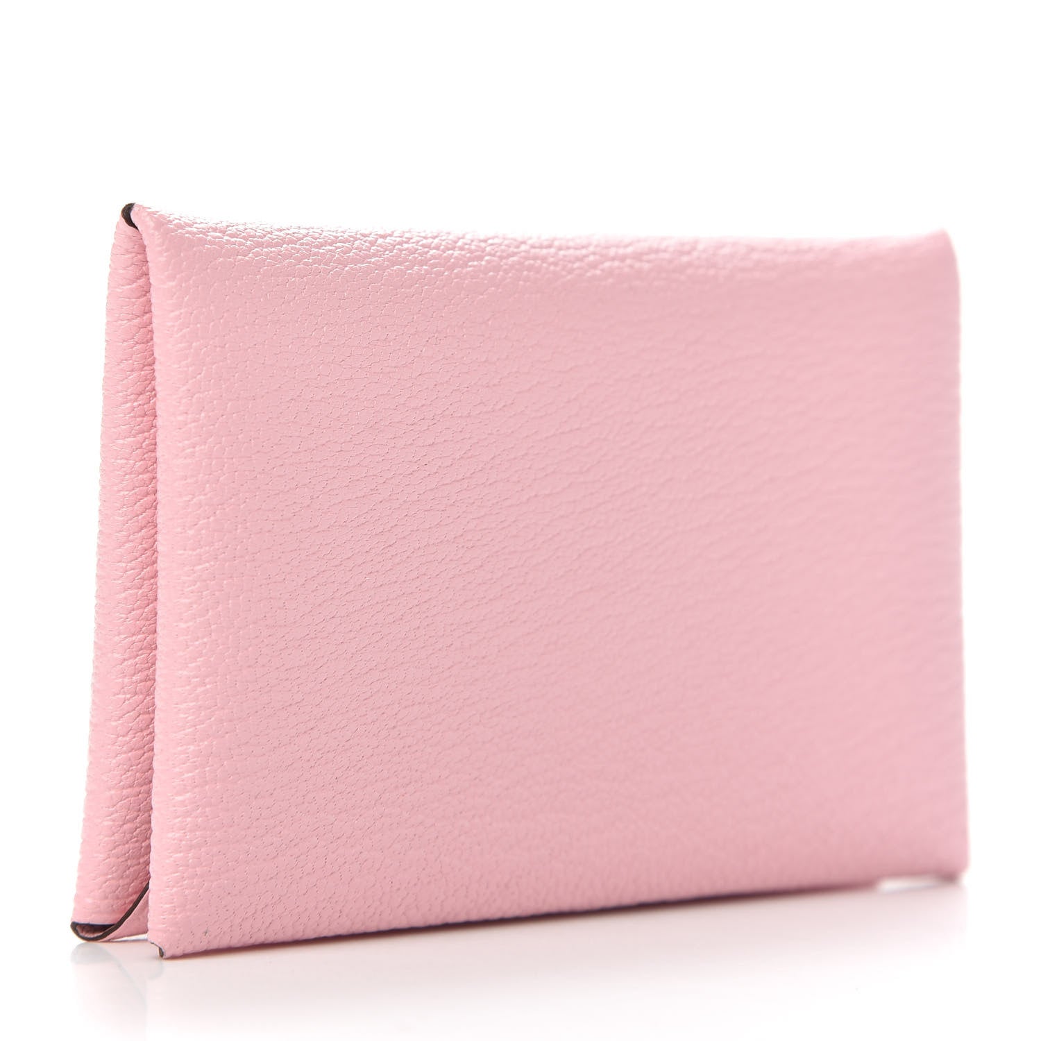 Hermes Chevre Mysore Calvi Card Case Rose Sakura 3 of 8