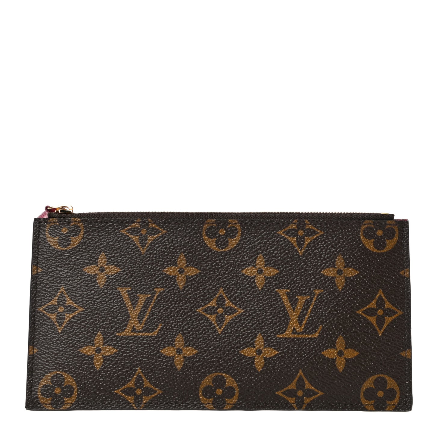 Monogram Pochette Felicie Chain Wallet Fuchsia