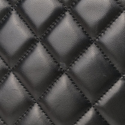 Chanel Lambskin Quilted Maxi Single Flap Black 19 of 22