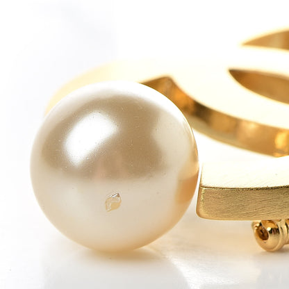 Chanel Pearl CC Brooch Gold 5 of 6