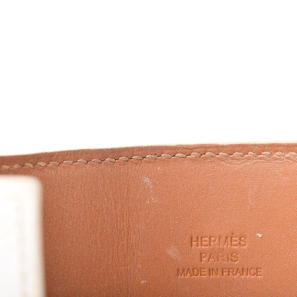 Hermes Epsom Collier de Chien CDC Bracelet M White 6 of 7