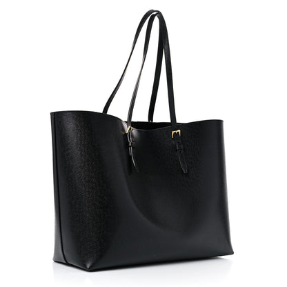 Saint Laurent Calfskin Large Shopping Tote Black 3 of 16