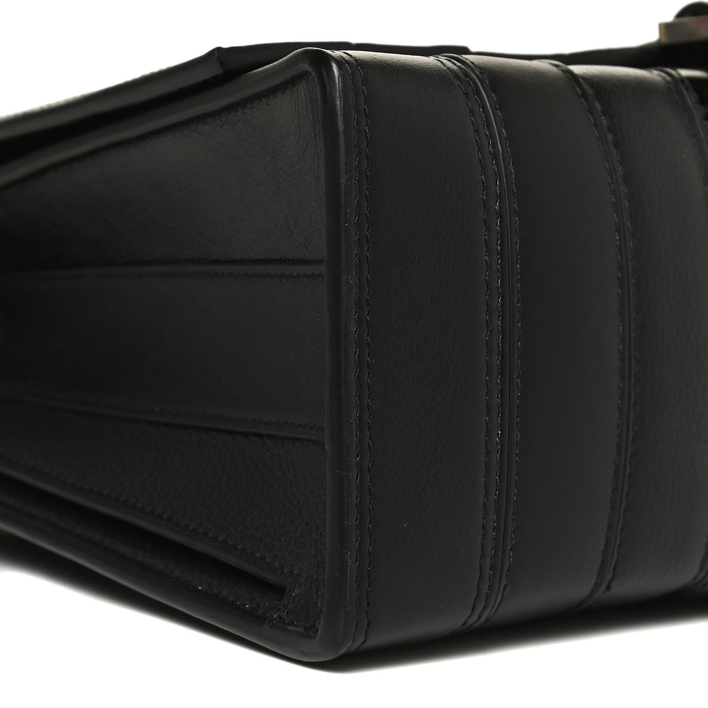 Multibelt Hourglass Top Handle Bag Black