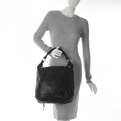 Balenciaga Agneau Classic Hardware Day Hobo Black 2 of 9
