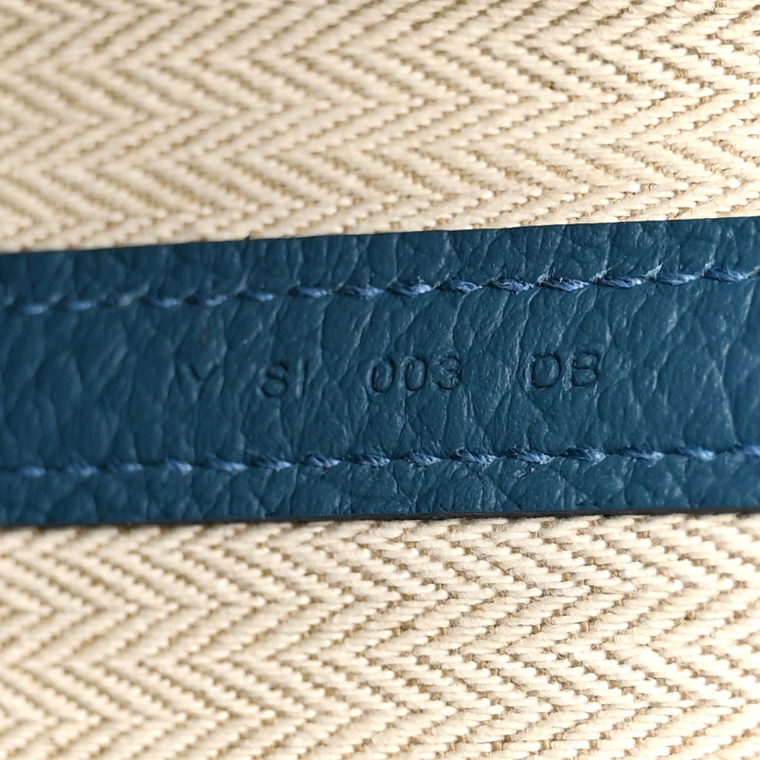 Hermes Negonda Garden Party 36 MM Bleu Brighton 7 of 12