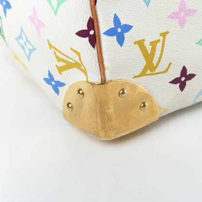 Louis Vuitton Monogram Multicolor Speedy 30 White 9 of 17