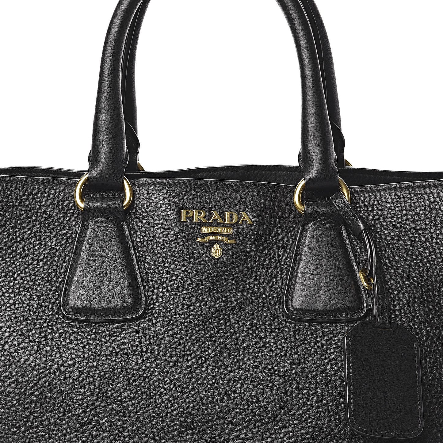 Vitello Daino Tote Black