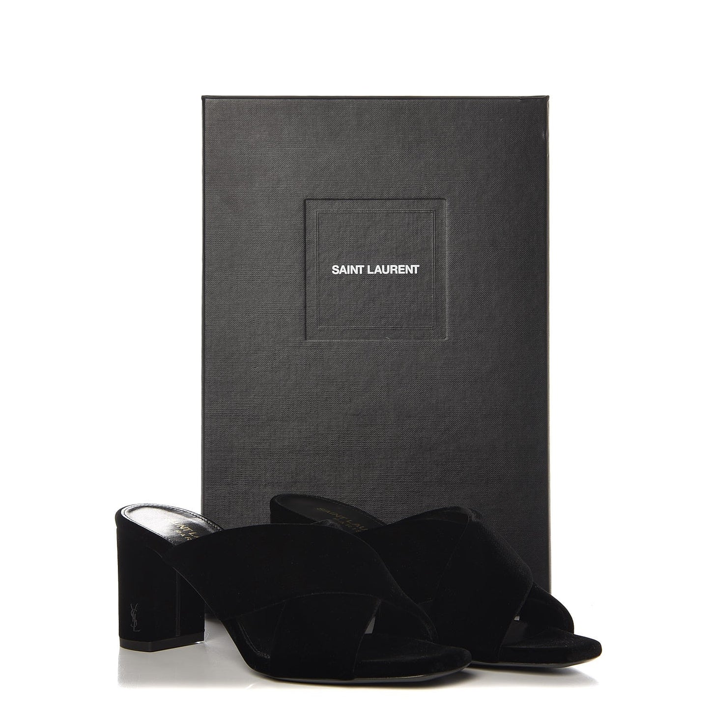 Velvet LouLou Mules 36.5 Black