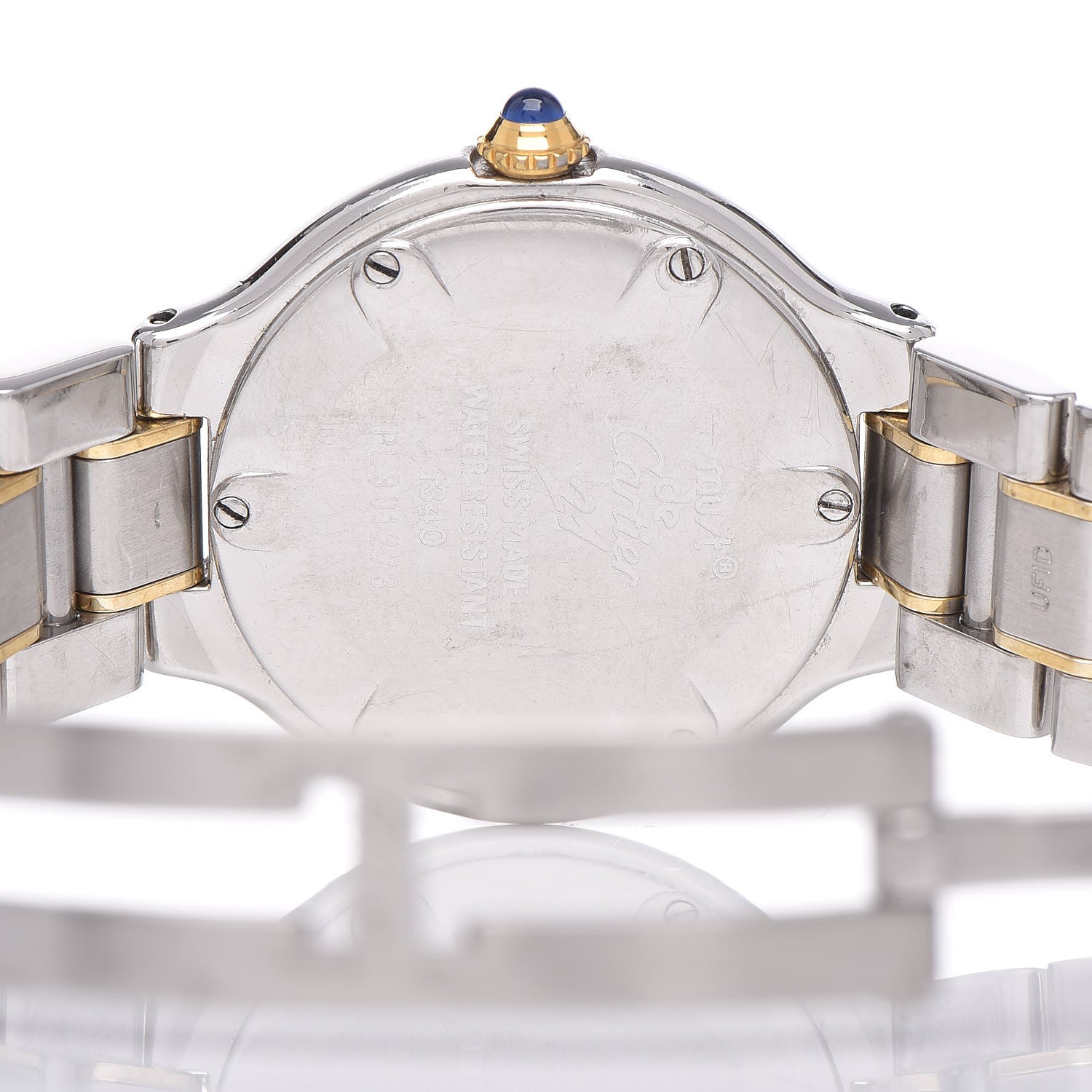 Cartier Stainless Steel 18K Yellow Gold 28mm Must De 21 Quartz Watch 13 of 17
