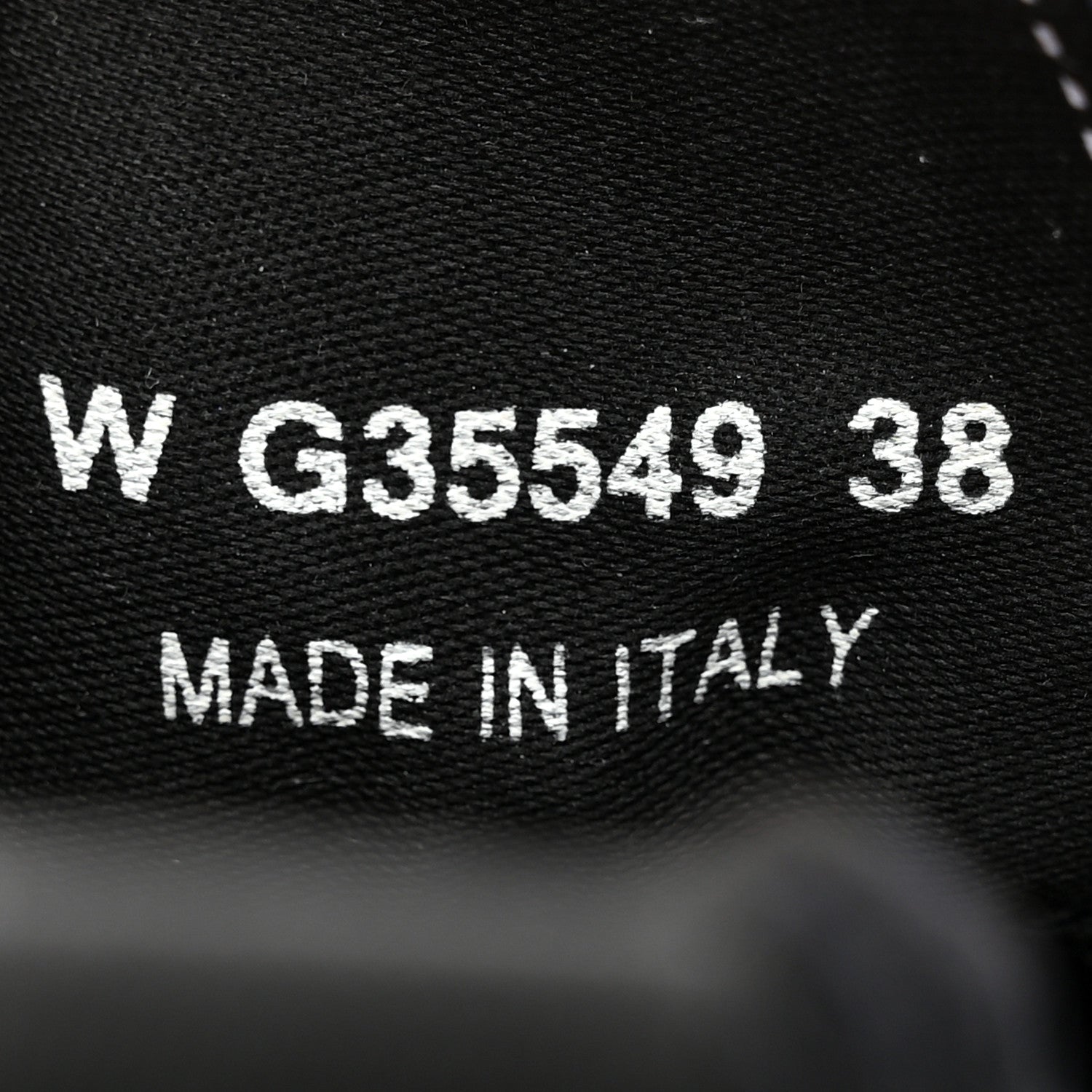 Chanel Fabric Logo Sneakers 38 Black 7 of 9
