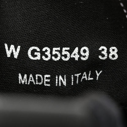 Chanel Fabric Logo Sneakers 38 Black 7 of 9