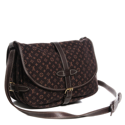 Louis Vuitton Monogram Mini Lin Saumur Ebene 3 of 7