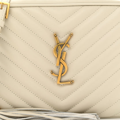 Saint Laurent Calfskin Matelasse Monogram Lou Camera Bag Crema Soft 8 of 10