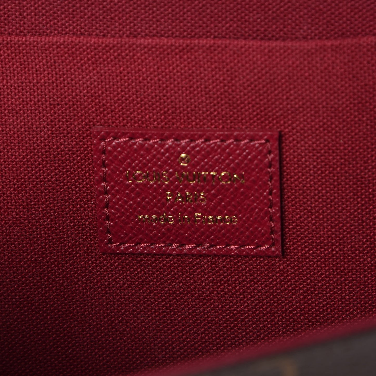 Monogram Pochette Felicie Chain Wallet Fuchsia