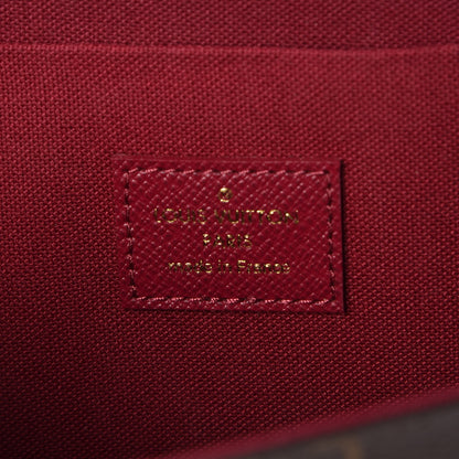 Louis Vuitton Monogram Pochette Felicie Chain Wallet Fuchsia 8 of 11