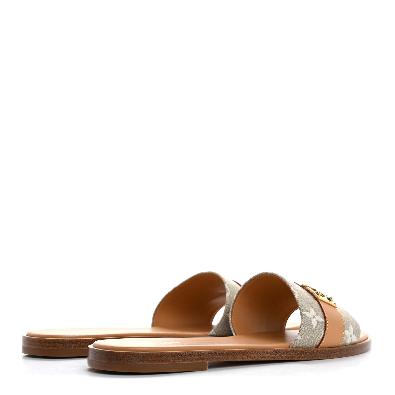 Louis Vuitton Monoglam Lock It Flat Mule 39 5 of 9