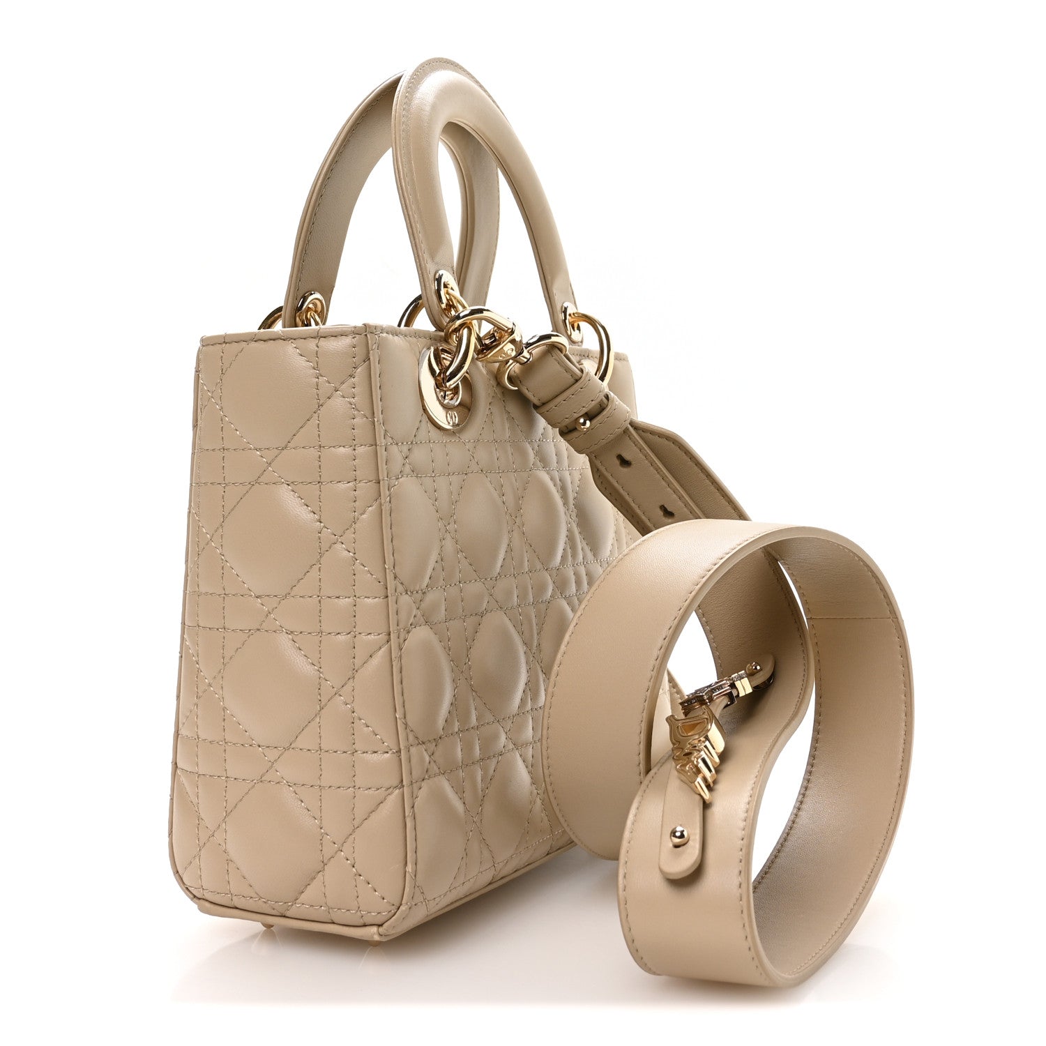 Christian Dior Lambskin Cannage Small My ABCDior Lady Dior