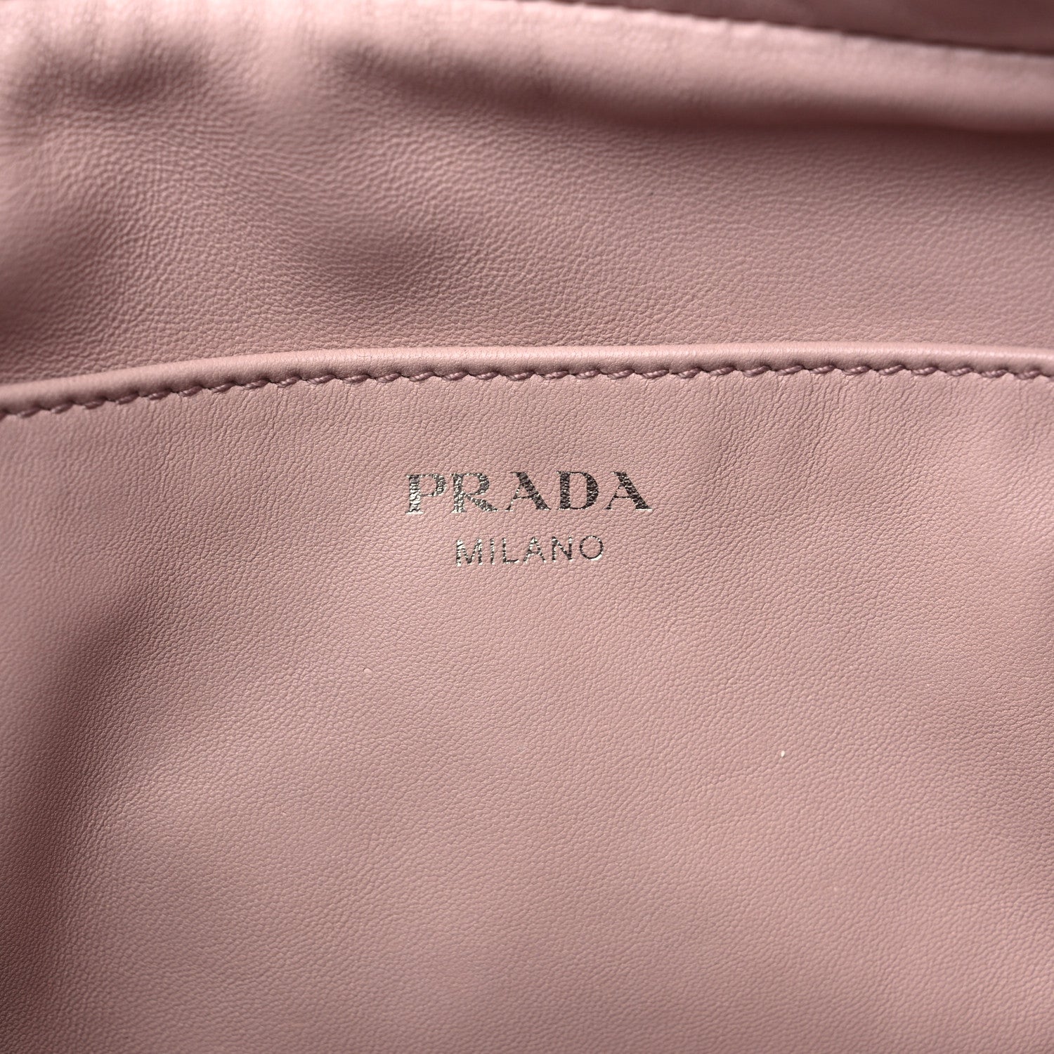 Prada Soft Calf Large Inside Tote Black Mughetto 6 of 8
