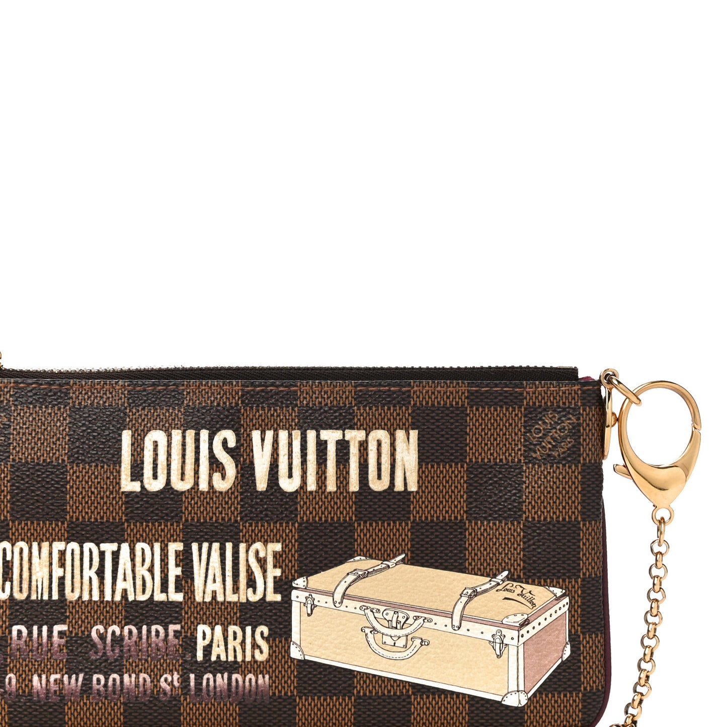 Damier Ebene Milla MM Trunk Pochette
