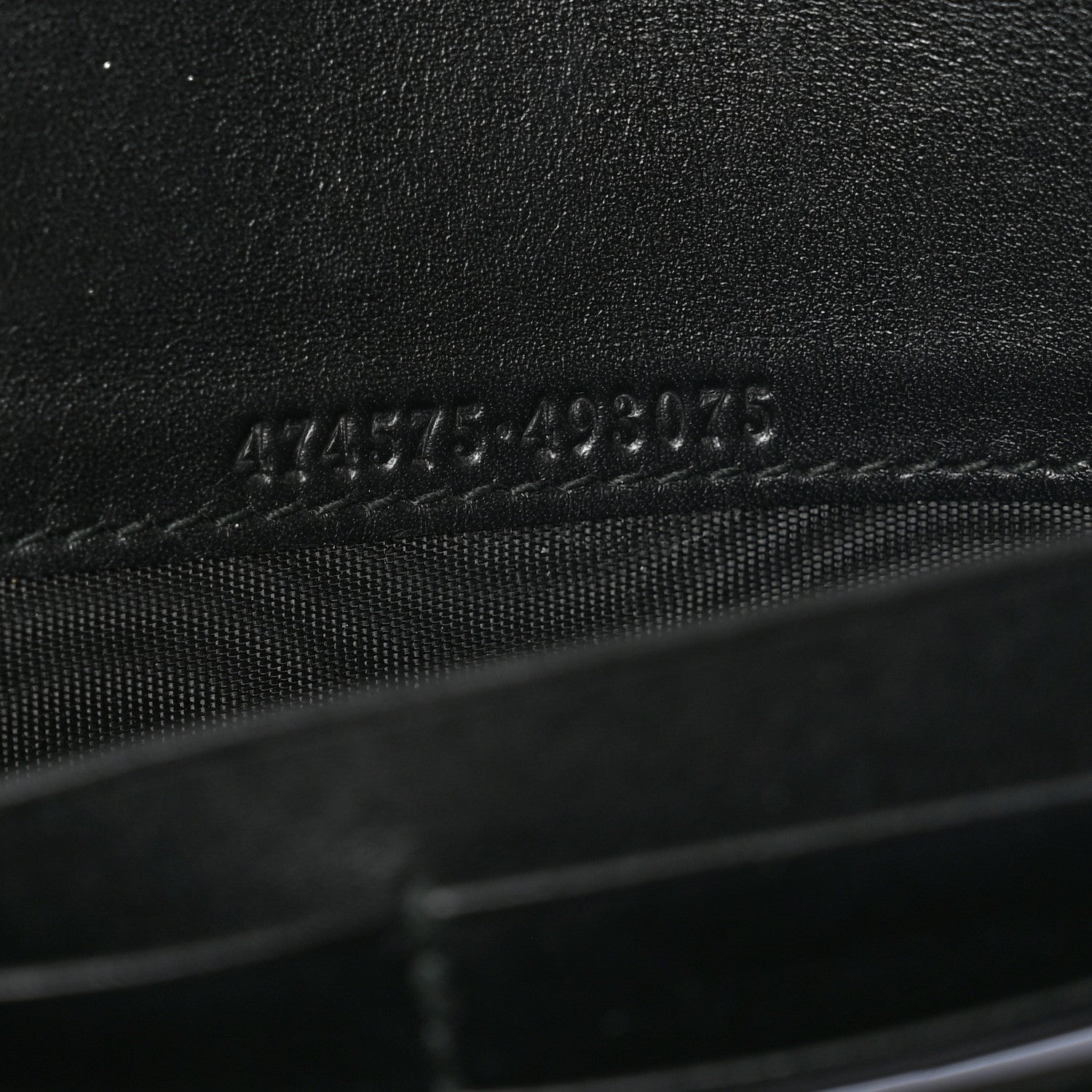 Gucci Calfskin Matelasse GG Marmont Chain Wallet Black 5 of 9