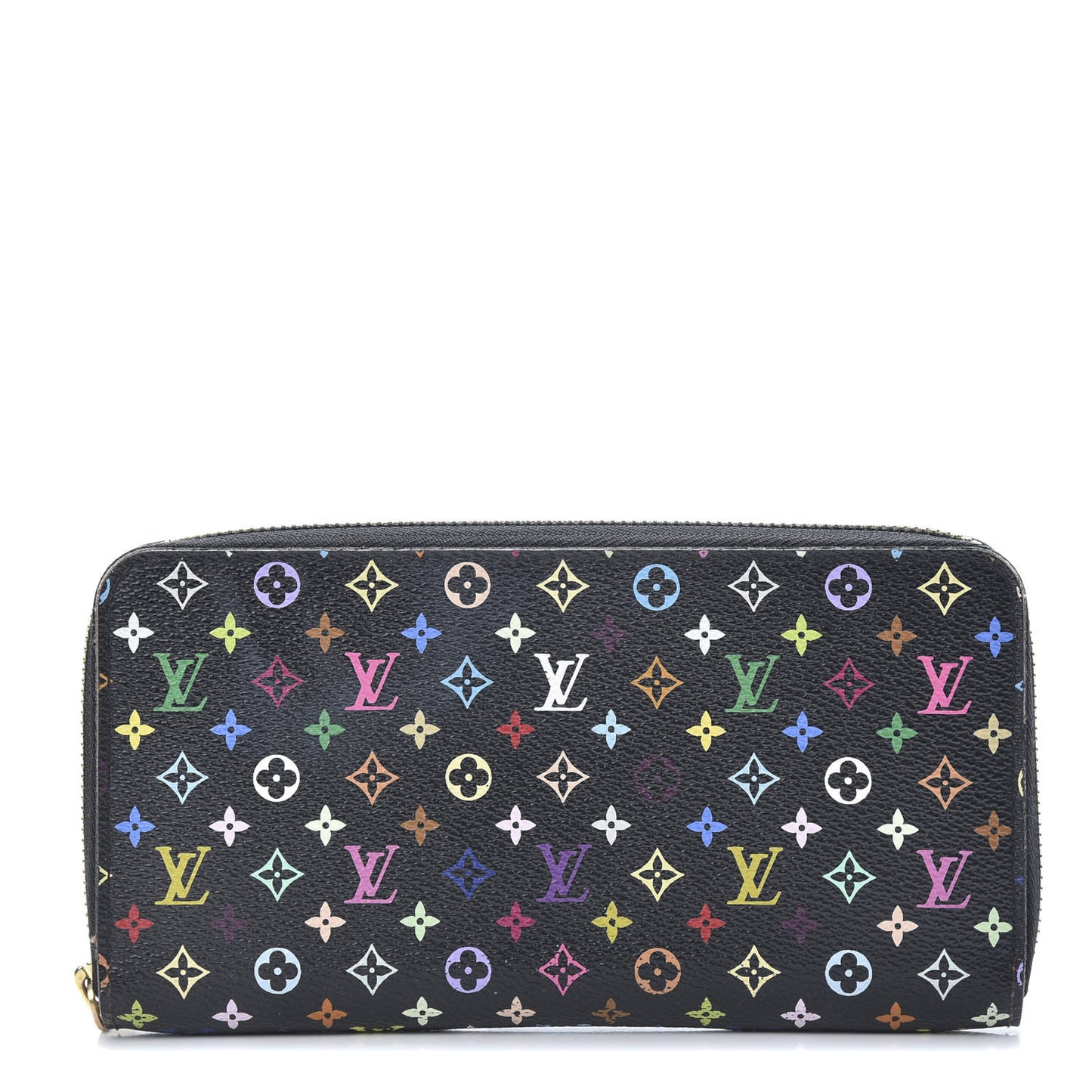 Monogram Multicolor Zippy Wallet Black Grenade