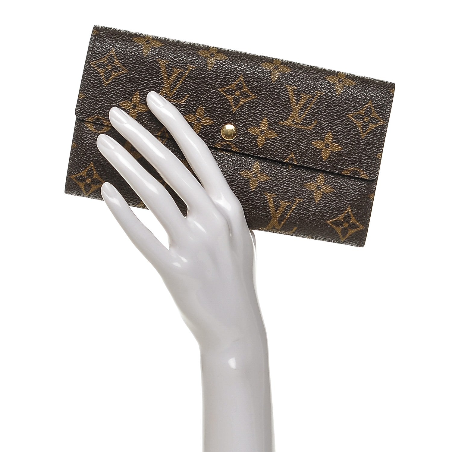 Louis Vuitton Monogram Sarah Wallet 2 of 6