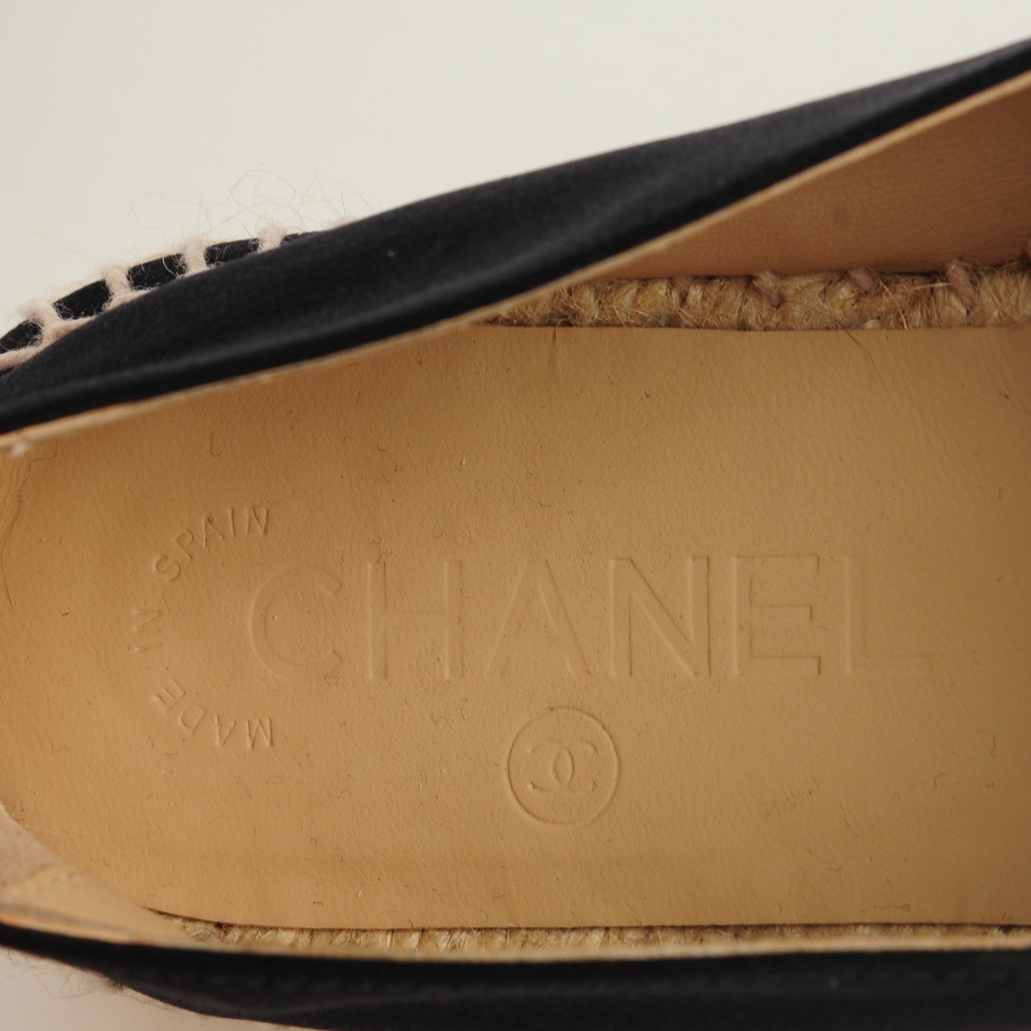 Chanel Satin CC Espadrilles 37 Black 8 of 8