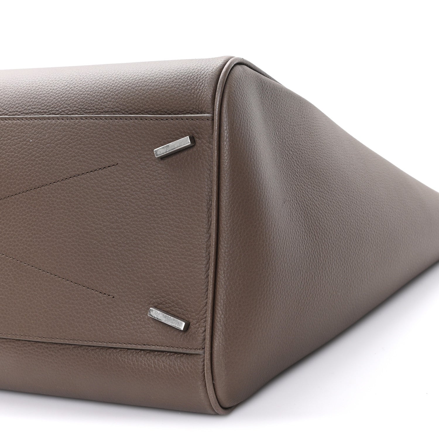 Salvatore Ferragamo Calfskin Firenze East West Tote Bag Clay 10 of 12