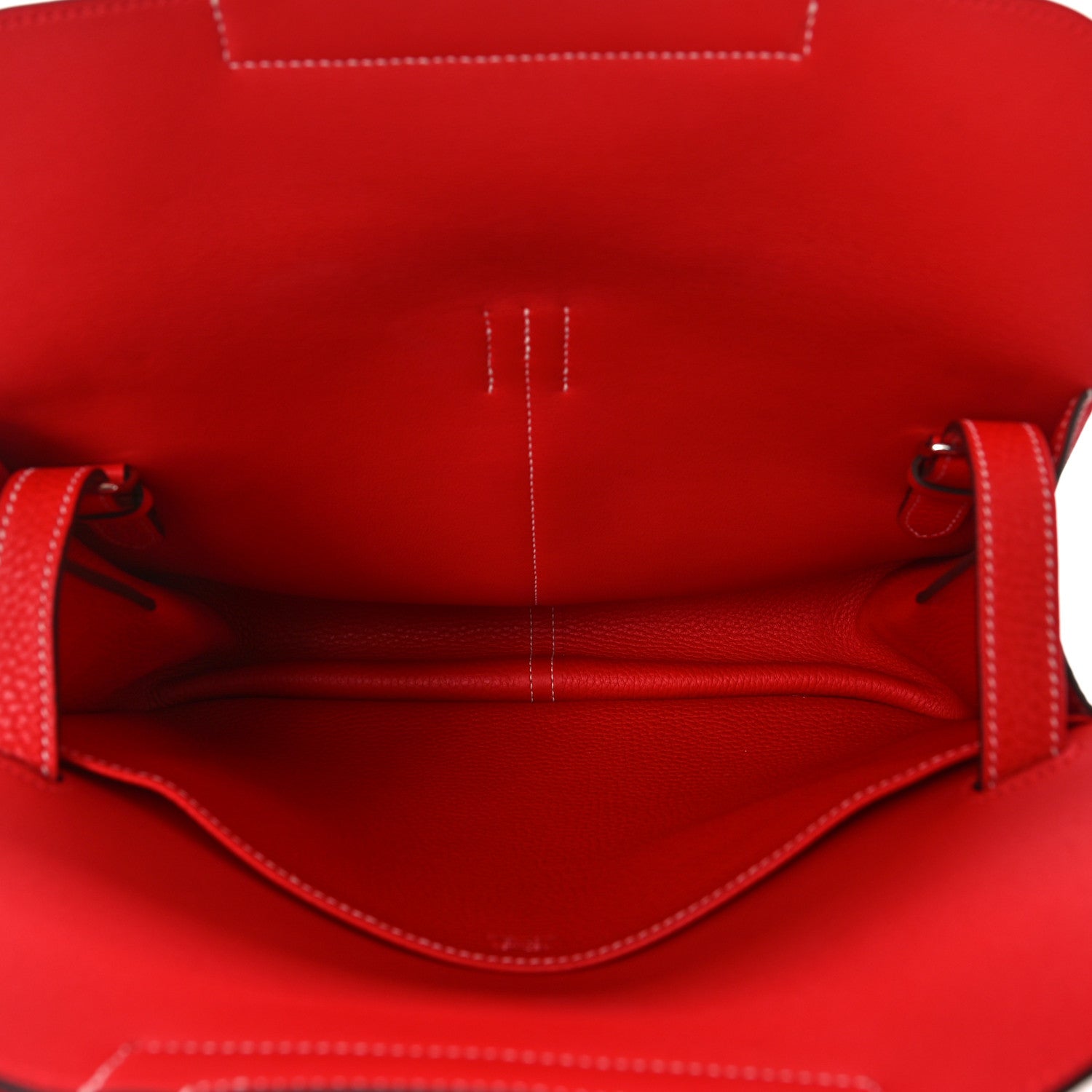 Hermes Taurillon Clemence Halzan 31 Rouge De Coeur 5 of 8