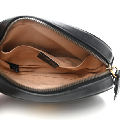 Gucci Calfskin Matelasse GG Marmont Belt Bag 85 34 Black 5 of 11