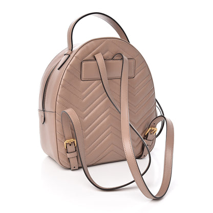Gucci Calfskin Matelasse GG Marmont Backpack Porcelain Rose 3 of 10