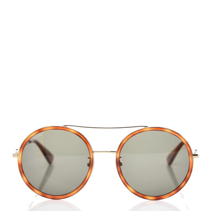 Gucci Round Sunglasses GG0061S Tortoise 2 of 9
