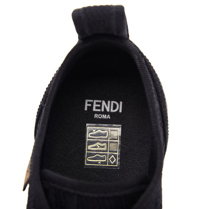 Fendi Corda FF Promenade Low Top Sneakers 37.5 Black 7 of 10