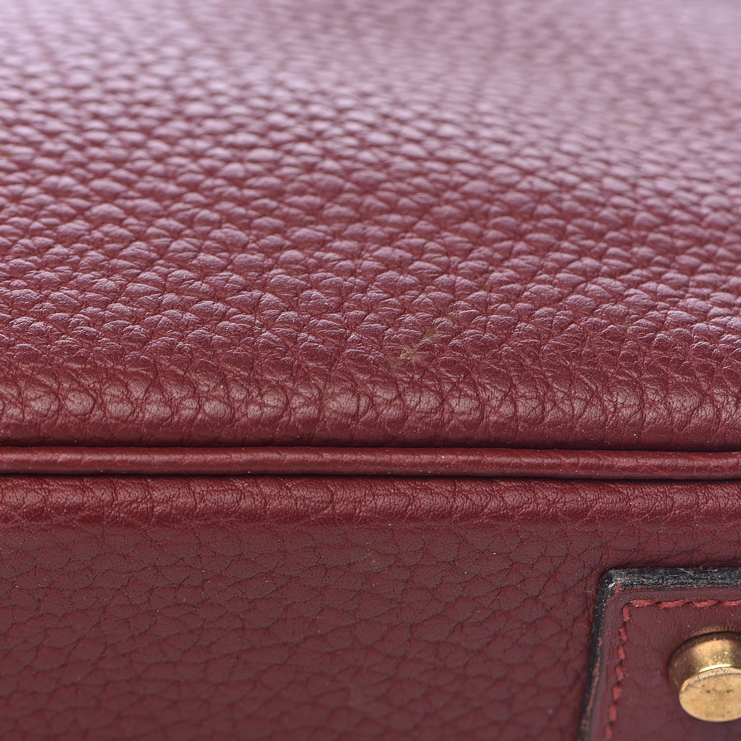 Hermes Fjord HAC Birkin 45 Rouge H 41 of 43