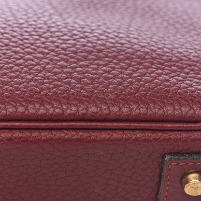 Hermes Fjord HAC Birkin 45 Rouge H 41 of 43