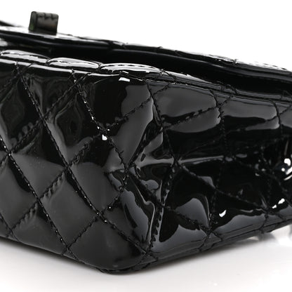 Chanel Patent Calfskin Quilted 2.55 Reissue Mini Flap So Black 10 of 11