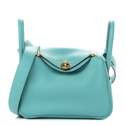 Hermes Swift Mini Lindy 20 Bleu Atoll 1 of 11