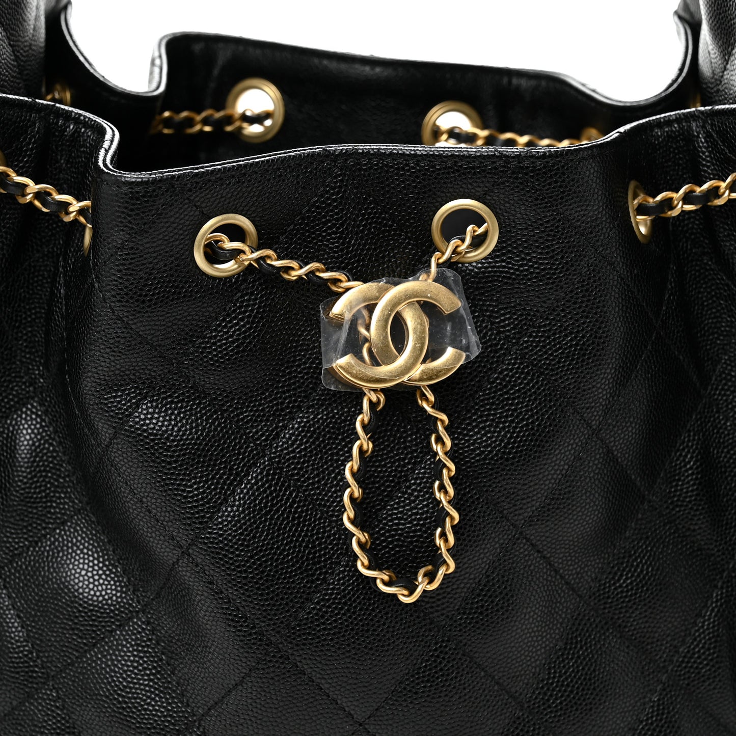 Caviar Quilted Small Chanel 25 Handbag Black