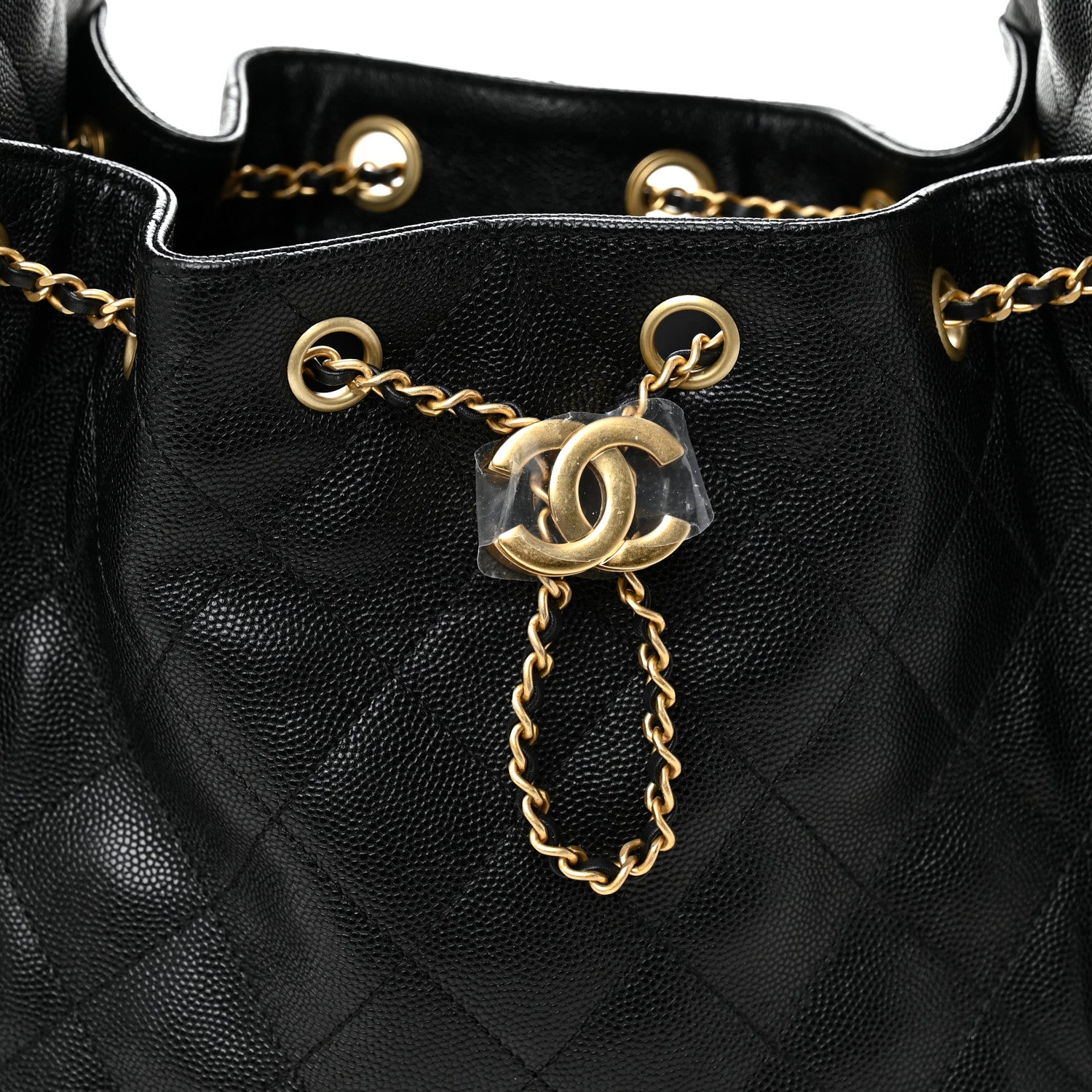 Chanel Caviar Quilted Small Chanel 25 Handbag Black 8 of 10