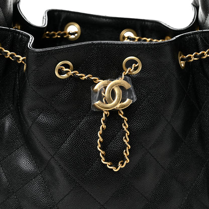 Chanel Caviar Quilted Small Chanel 25 Handbag Black 8 of 10