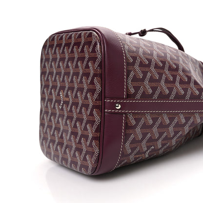 Goyard Goyardine Petit Flot Bucket Bag PM Burgundy 9 of 10