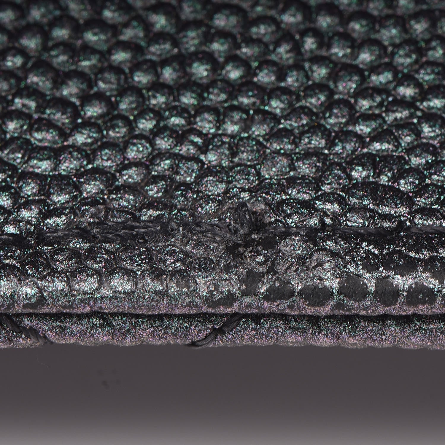 Chanel Iridescent Caviar Quilted Wallet On Chain WOC Black 12 of 13