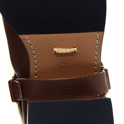 Gucci GG Monogram Calfskin Lola Tall Boots 40 Beige Ruggine Cuir 7 of 8